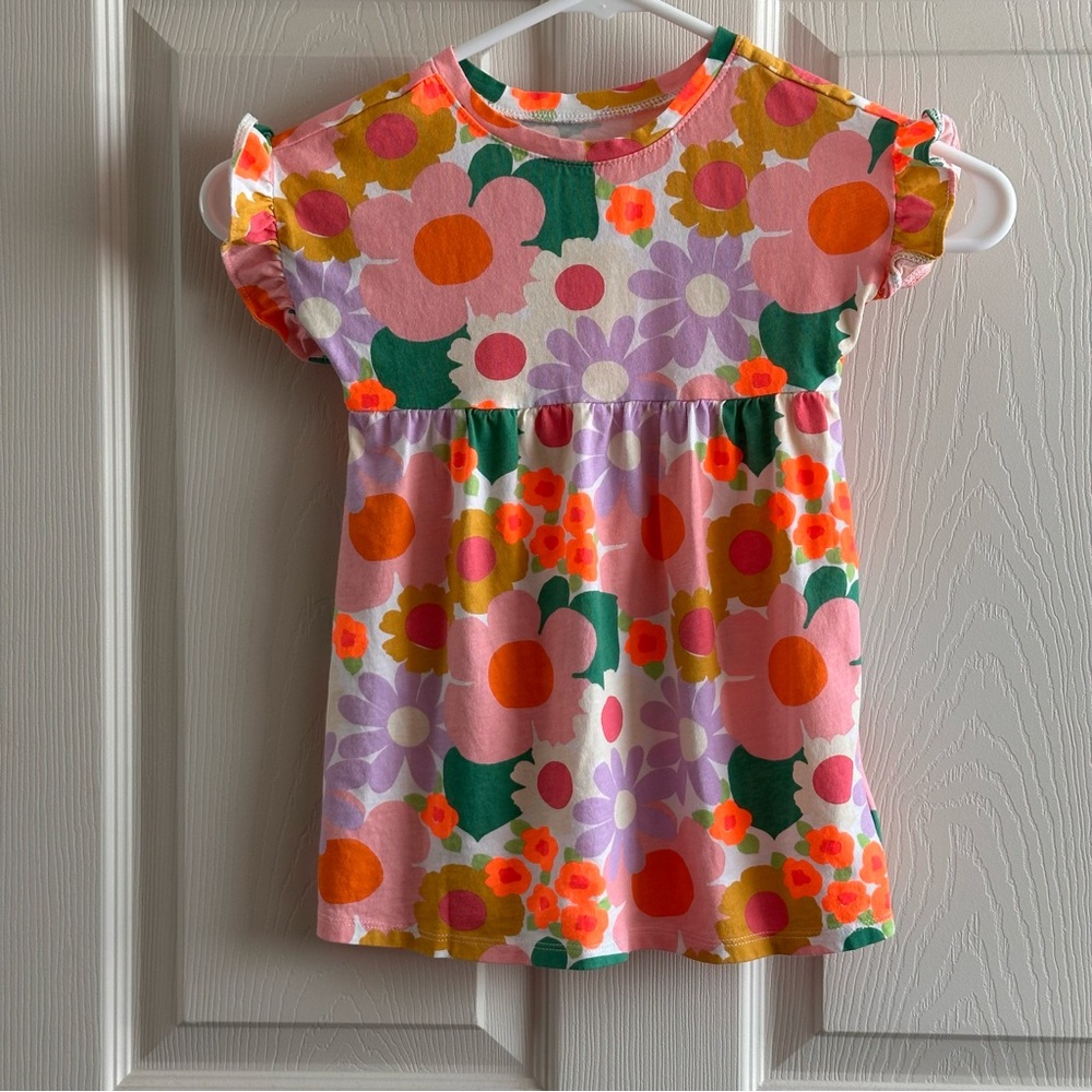 Old Navy Floral Cotton Toddler Girl Dress Size 2T